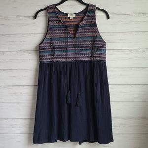 Umgee Navy Dress